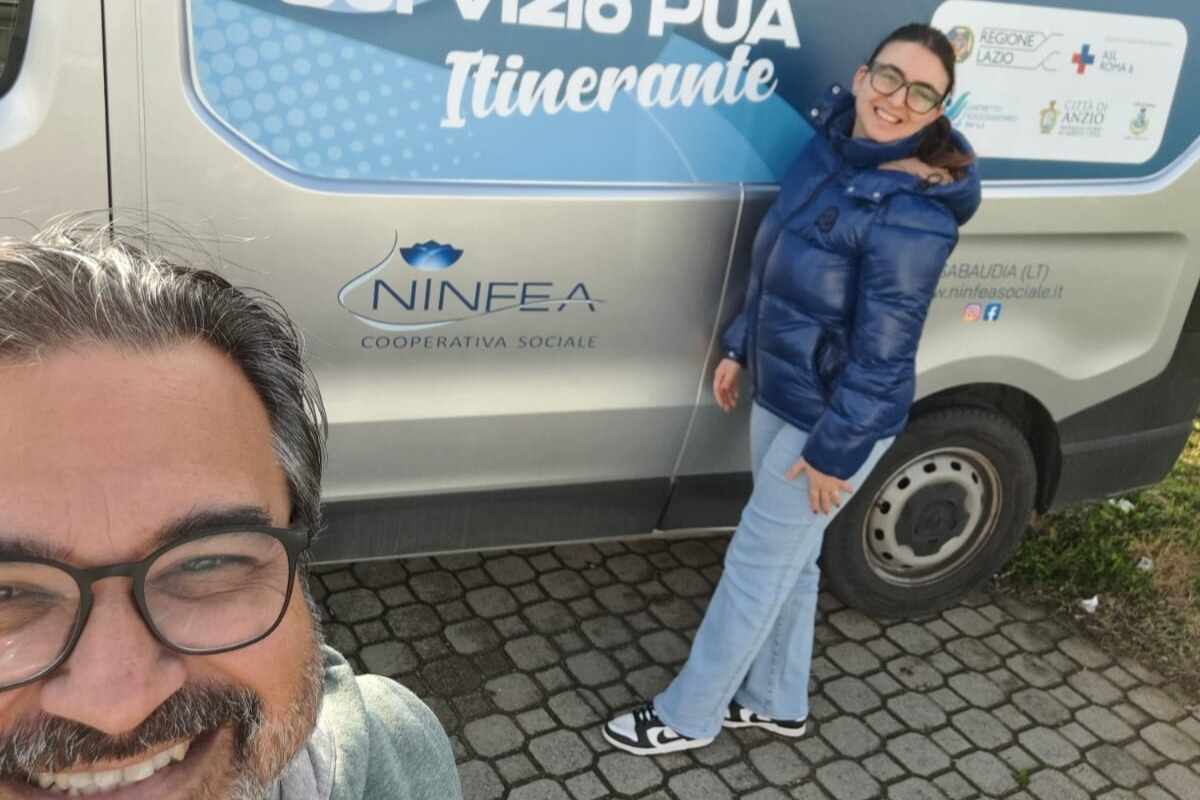 Camper PUA Itinerante Anzio Nettuno operatori Daniele e Emanuela